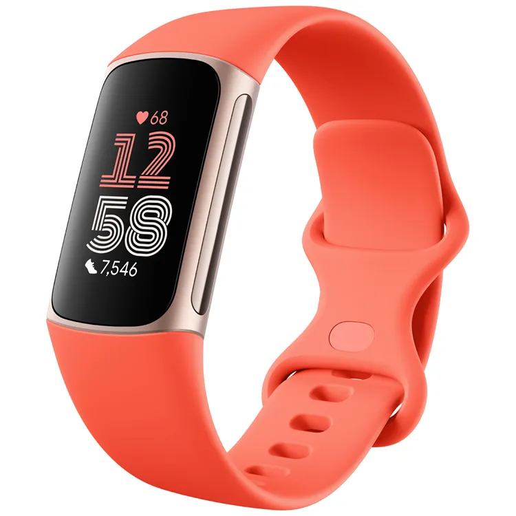 FITBIT Charge 6 Champagne Gold Aluminum Case
