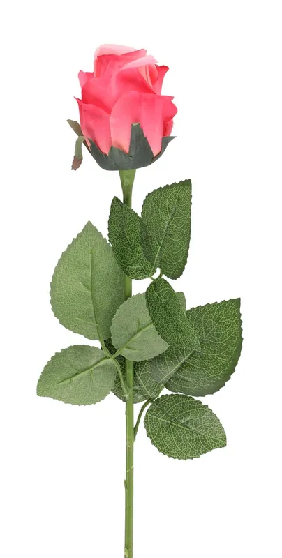 Konstgjord snittblomma – Ros 53 cm Ljusrosa