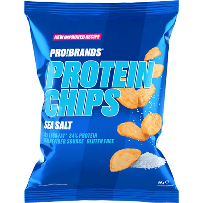 Köp 2 få 25% | ProBrands Protein Chips Sea Salt 50g