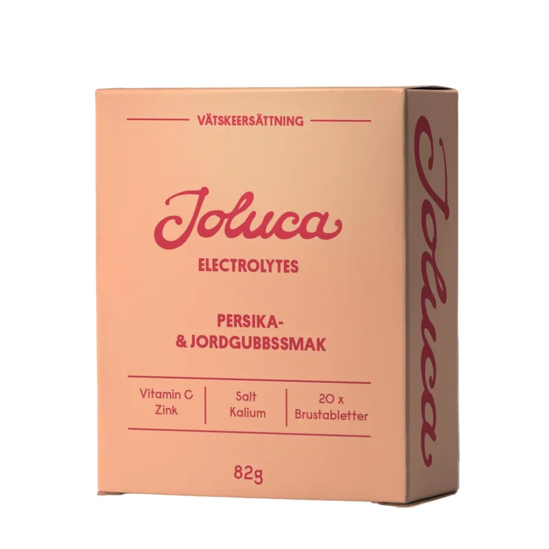 Joluca Peach Strawberry Rehydration 20 brustabletter