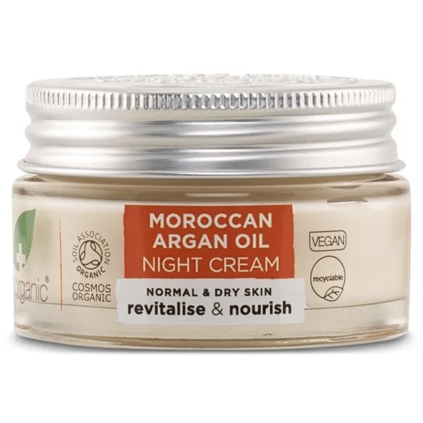 Dr Organic Arganolja Nattkräm, 50 ml