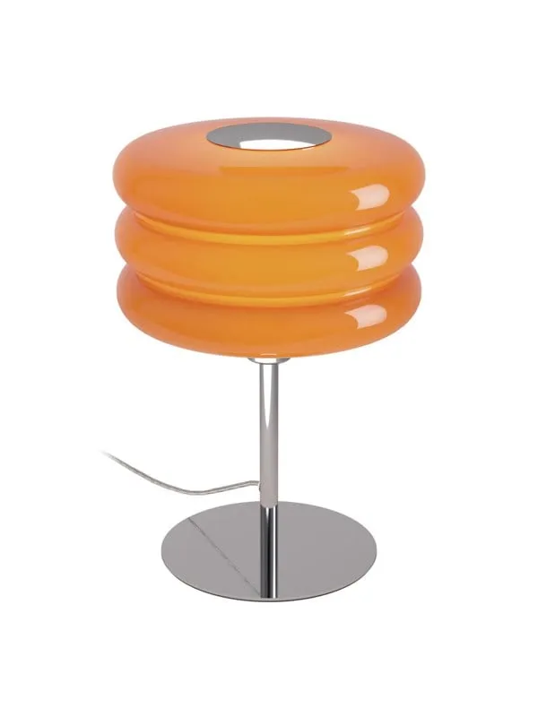 Eglo Tortora Bordslampa H300 M/Brytare. Krom/Orange