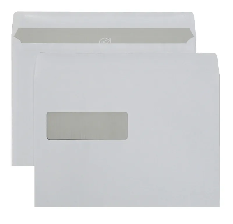 Kuvert C5 V2 vita sh 500 st/krt