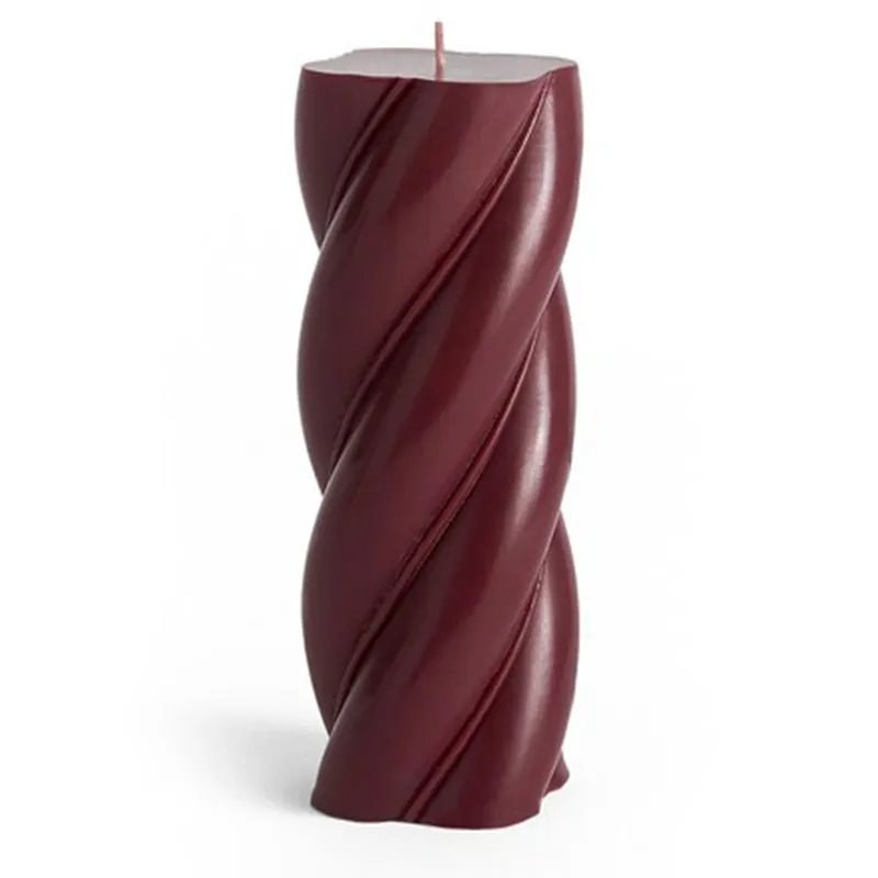 HAY Soft Serve Candle blockljus Bordeaux, Ø7,8×19,5 cm