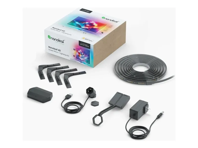 Nanoleaf 4D Screen Mirror + Lightstrip Kit – up to 85″