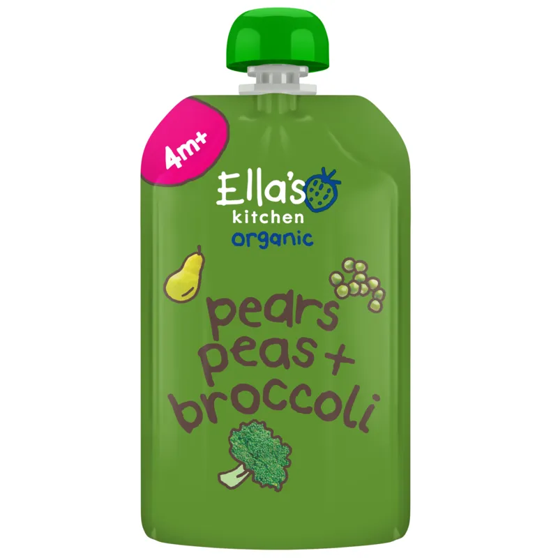 Ella’s Kitchen Puré Broccoli Päron Ärtor 120 g