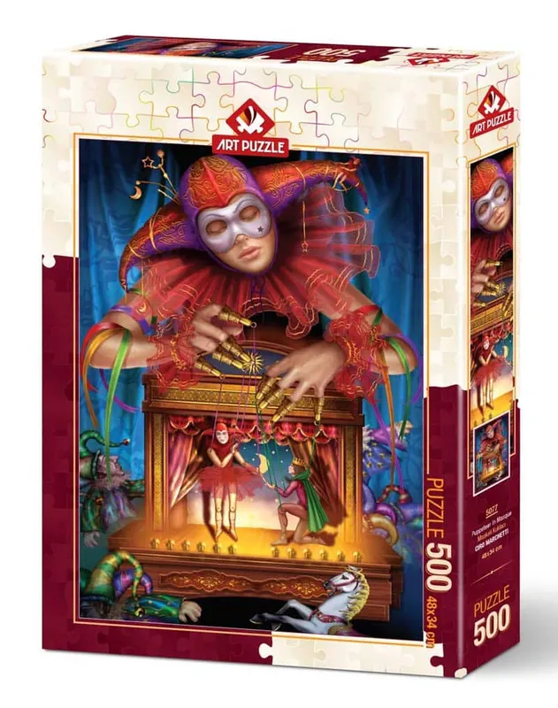 Art Pussel – Maskerad marionett 500 bitar