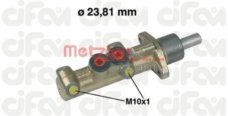 Huvudbromscylinder METZGER 202-298