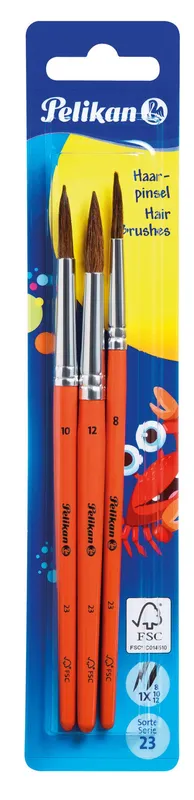 Pelikan Pelikan Träpenslar Storlek 8/10/12