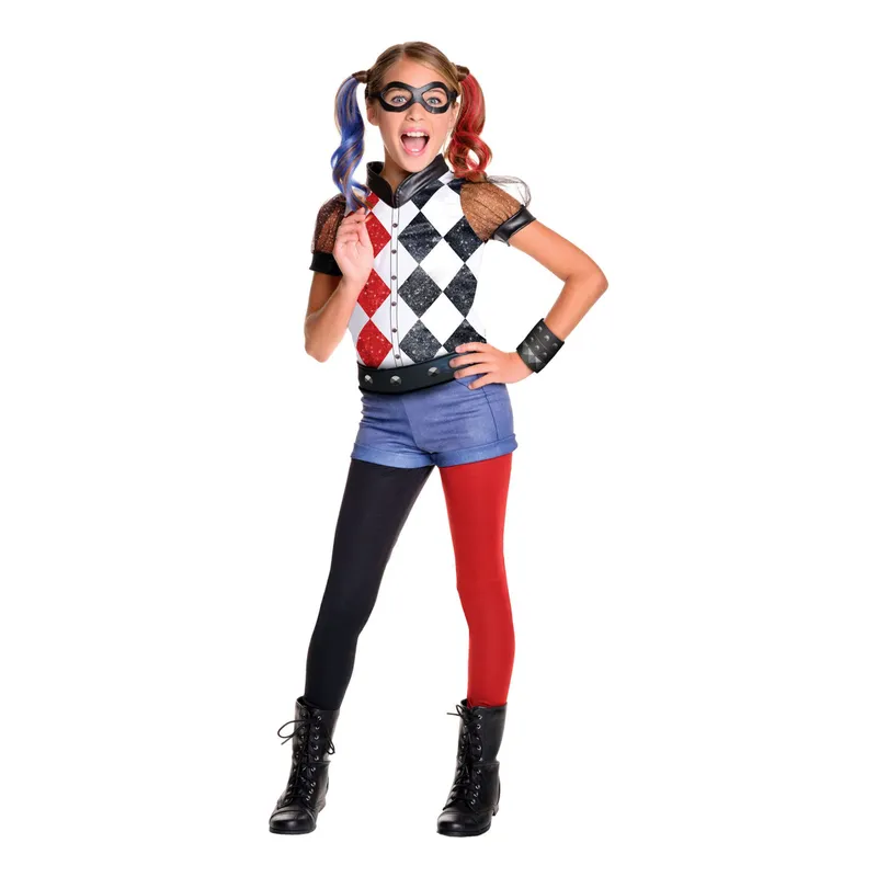 Harley Quinn Barn Maskeraddräkt – Medium