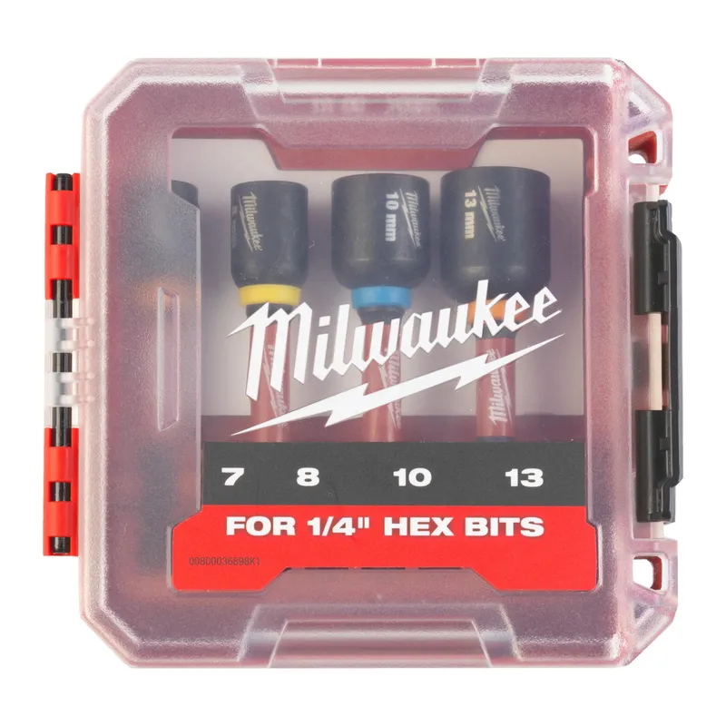 Milwaukee 4932492445 Magnethylssats 4 delar, SHOCKWAVE