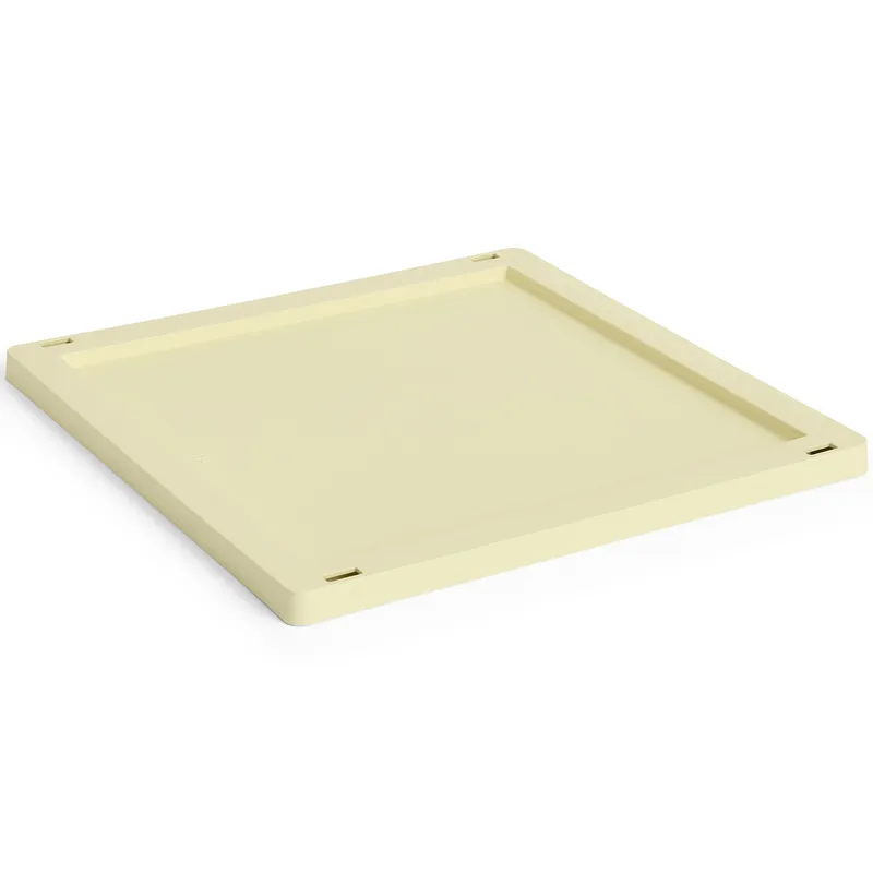 HAY Colour Crate lock medium square, ljusgul