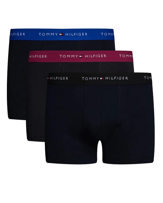 Tommy Hilfiger Signature Cotton Essentials Trunk 3-Pack Str. S (#3235)
