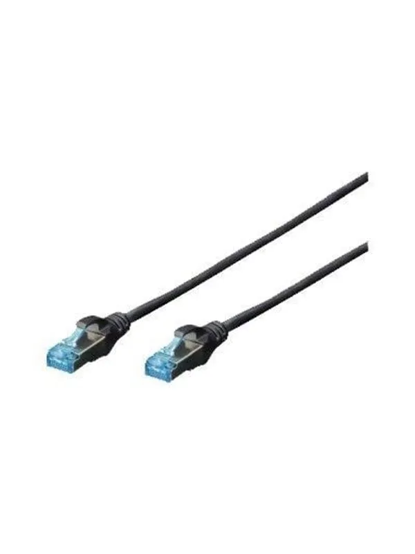 DIGITUS Professional patch cable - 2 m - black RAL 9005 - Svart - 2m