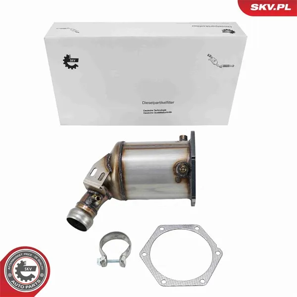 Dieselpartikelfilter, Fram, Mitt, Nedre ESEN SKV - mercedes-benz - OE 2034900092, A 203 490 00 92