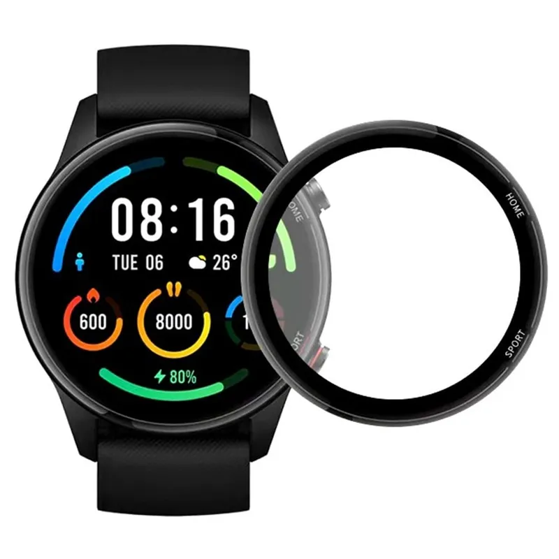 1-pack Xiaomi Mi Watch Color Sports skärmskydd 3D-böjd mjuk reptålig skärmfilm