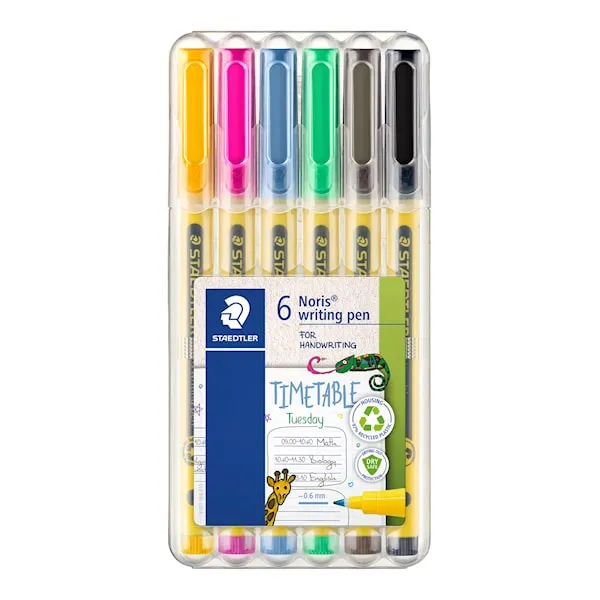 Noris Fineliner 0,6 MM 6-pack Staedtler
