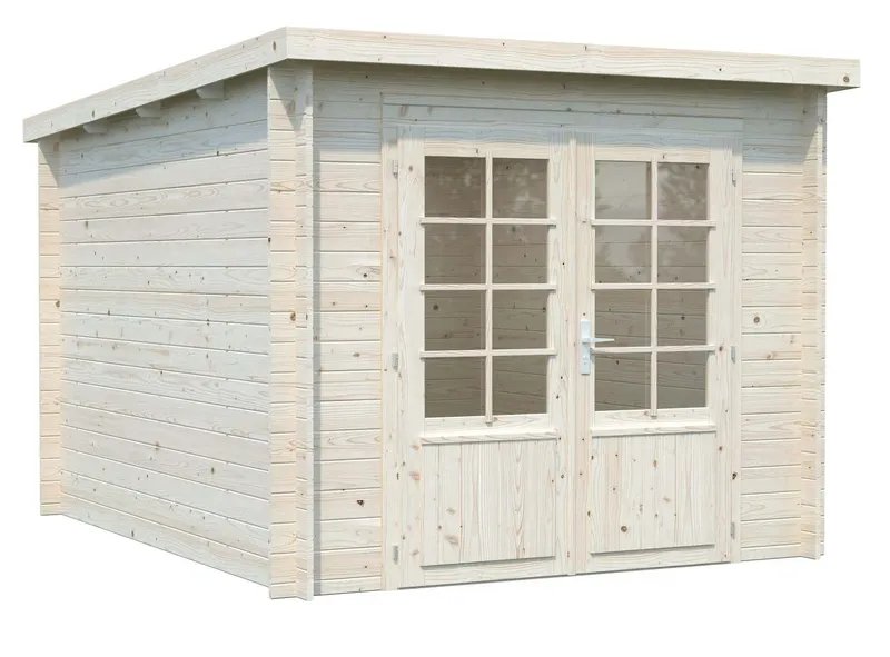 Palmako Ella Stuga 7,2 m²/inv. 6,9 m², utan golv, obehandlad