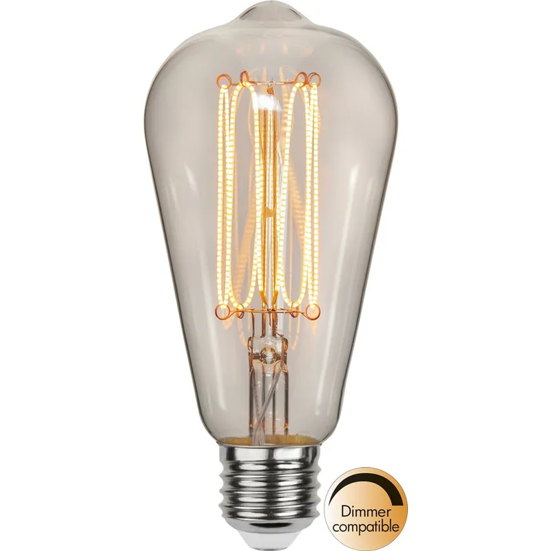 E27 dimbar LED-lampa 3,8W 1800K 200 lumen