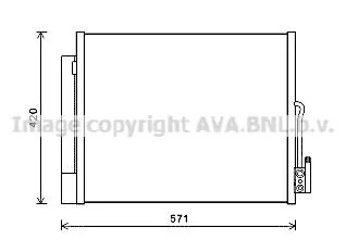 Kondensor, klimatanläggning AVA COOLING SYSTEMS OL5560D