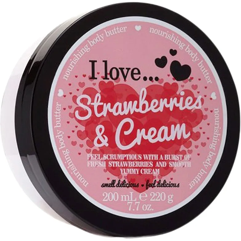 I Love... Nourishing Body Butter I Love… Strawberries & Cream 200 ml