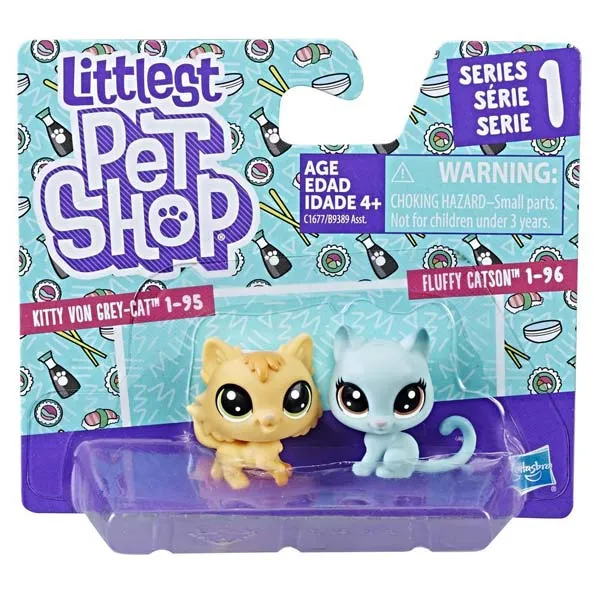 Mini 2-Pack Kitty von Grey-cat & Fluffy Catson (Utgått)