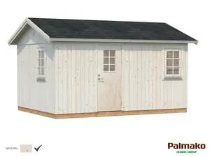 Palmako Hedwig Stuga 14,9 m²/inv. 13,6 m², obehandlad