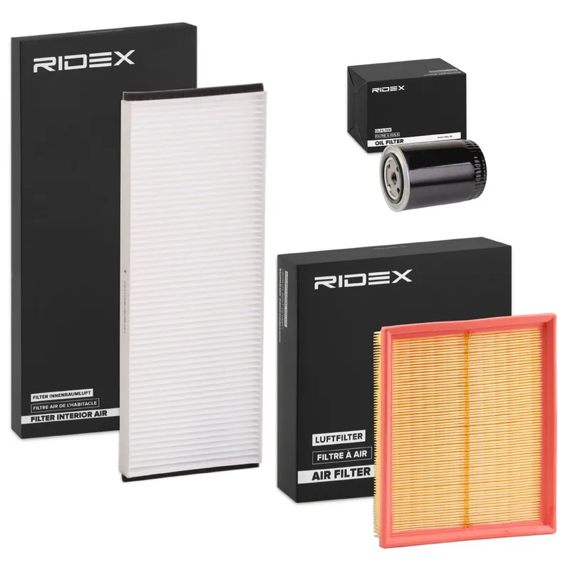Filtersats RIDEX 4055F0217