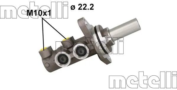 Huvudbromscylinder METELLI 05-1165