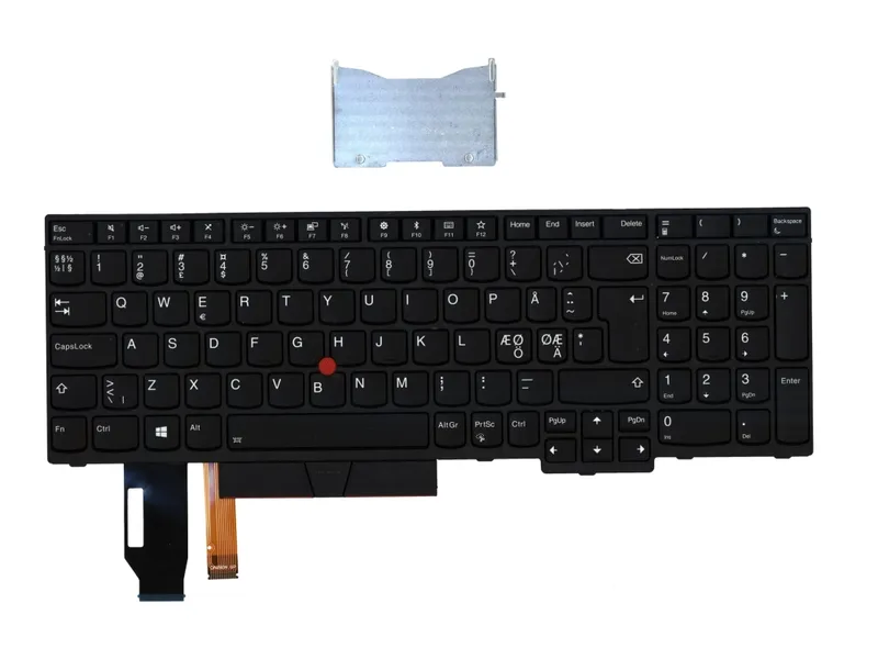 Lenovo Lite-On – Laptop tagentbord – till ersättning – Nordisk – Svart