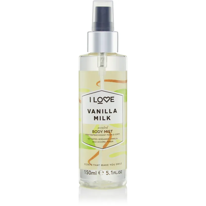 I Love Vanilla Milk Scented Body Mist – 150 ml