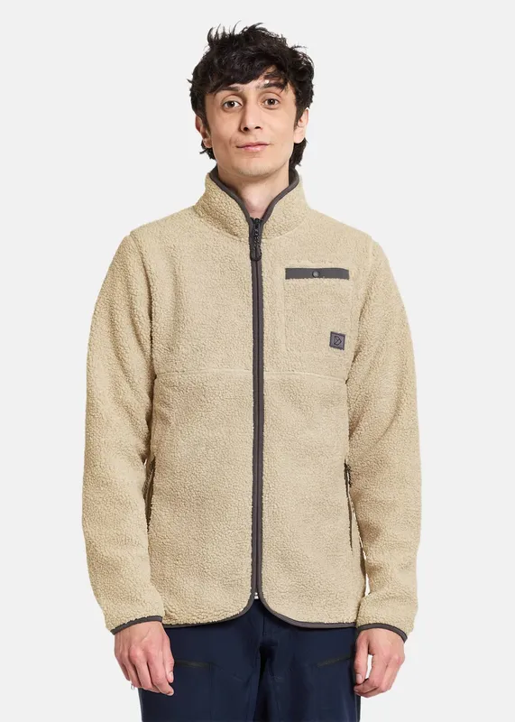 Didriksons Men’s Phoenix Full Zip Clay Beige