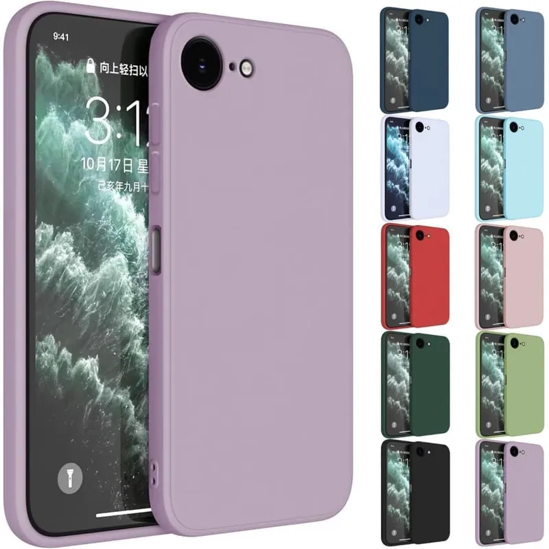 Iphone 16e skal mobilskal silikon / TPU (#8554)