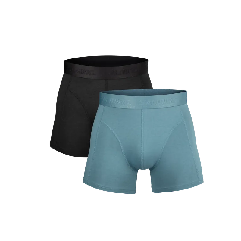 Salming Kalsonger 2P Boxer Briefs Svart/Blå Medium Herr