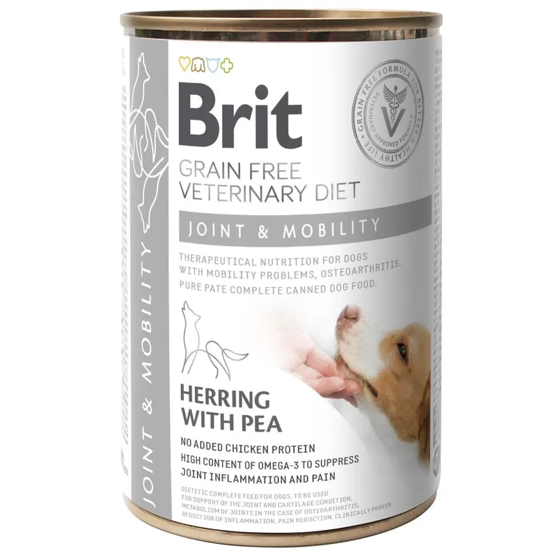 Brit Veterinary Diet Grain Free Dog Joint & Mobility Can 400 g