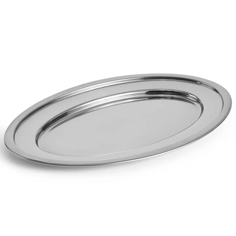 Hay Essential Steel oval serveringstallrik medium, rostfritt stål