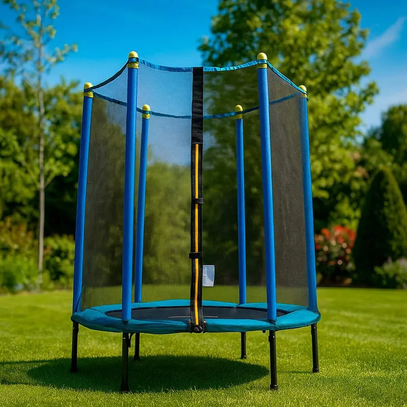 Barnstudsmatta med säkerhetsnät - 140 cm, 3-6 år