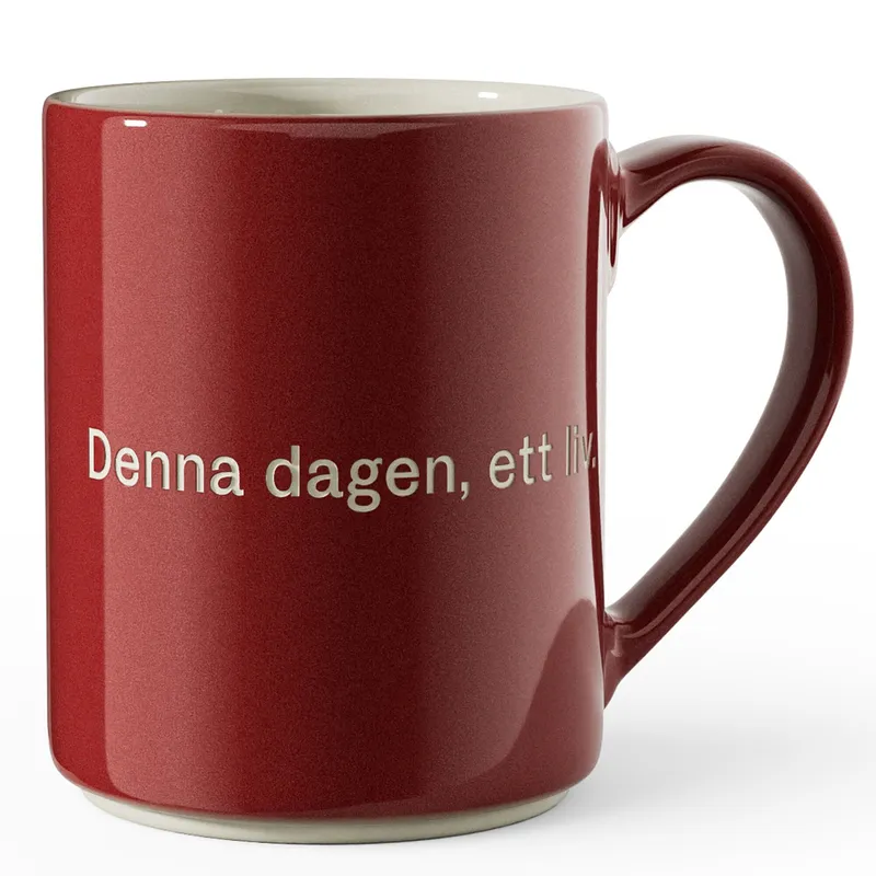 Design house stockholm Astrid Lindgren mugg 35 cl, ”ett liv”