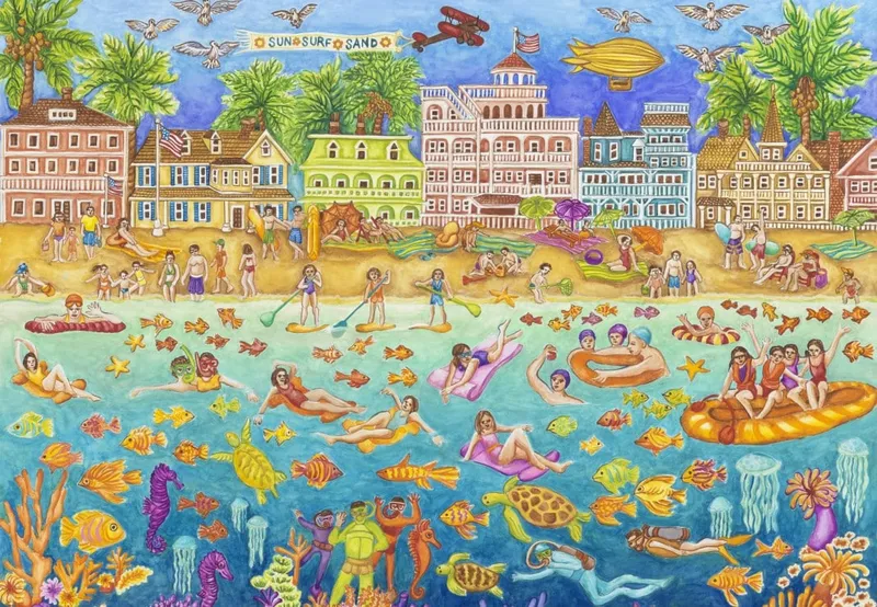 Pussel – Tropical Swim Party 1000 Bitar