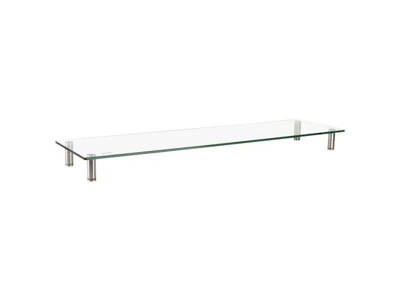 LogiLink Tabletop monitor riser glass top 1000 mm long