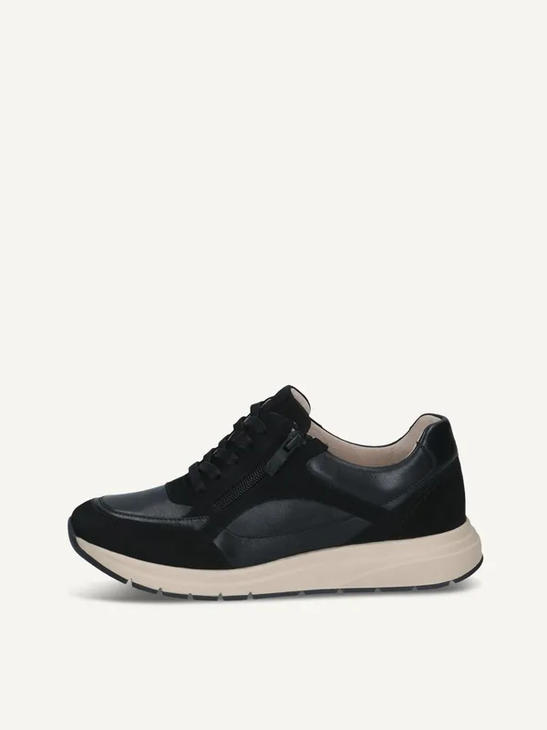CAPRICE Sneaker, black, made of Leather, Size 41