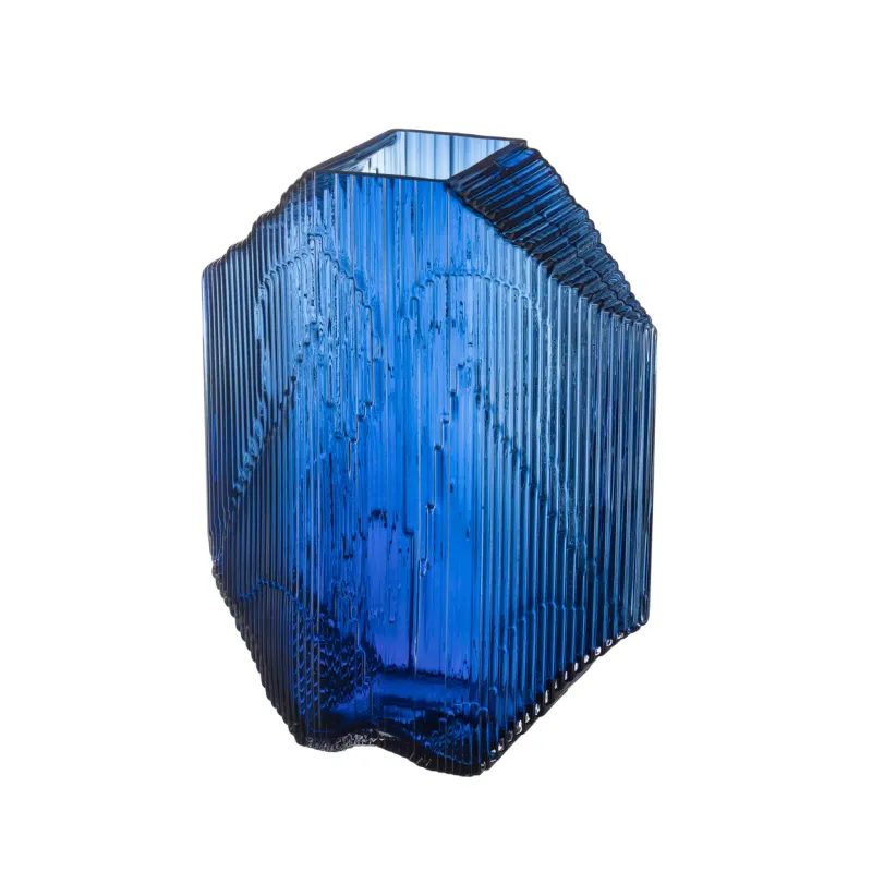 Iittala – Kartta – ultramarinblå glasskulptur Design Santtu Mustonen