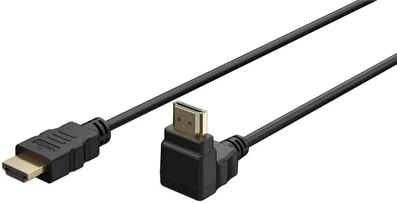 Goobay High Speed HDMI kabel 90° vinklad 4K 0,5m