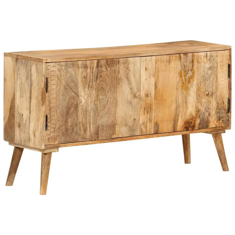 vidaXL Skänk massivt mangoträ 110x30x60 cm