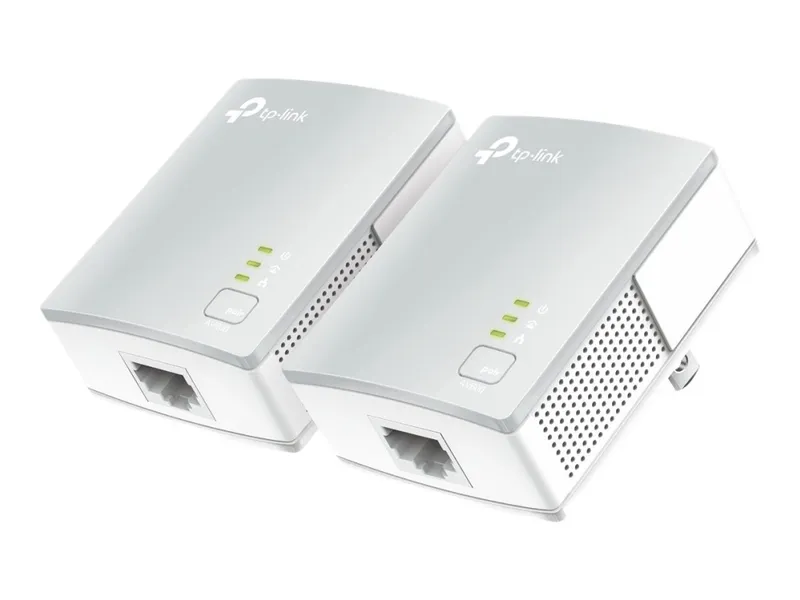 TP-Link TL-PA4010 KIT – Starter Kit – PowerLine adaptersats HomePlug AV (HPAV) – vägginsticksbar (paket om 2)