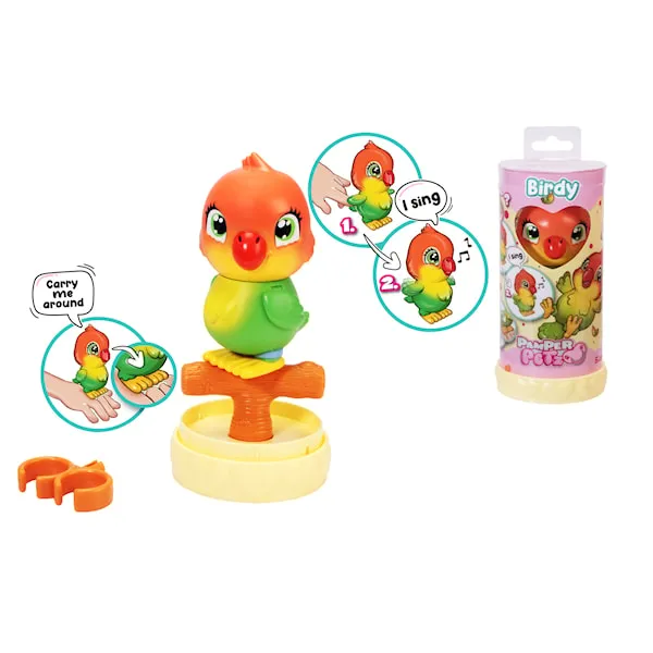 Mini Birdy Interaktiv Fågel Pamper Petz