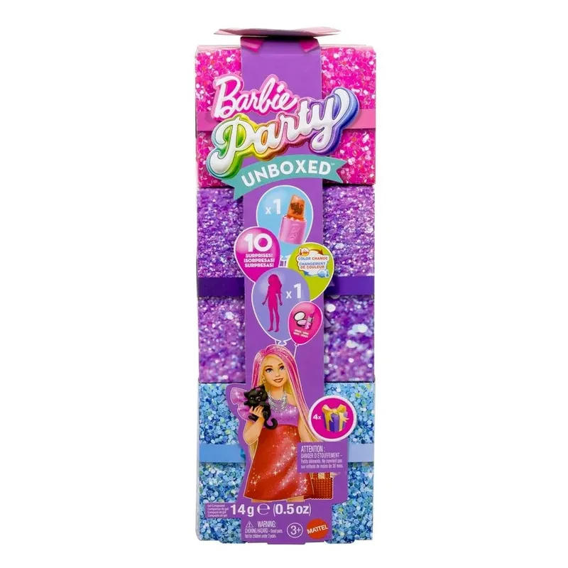Barbie Glam Party Unboxed Röd Modedocka