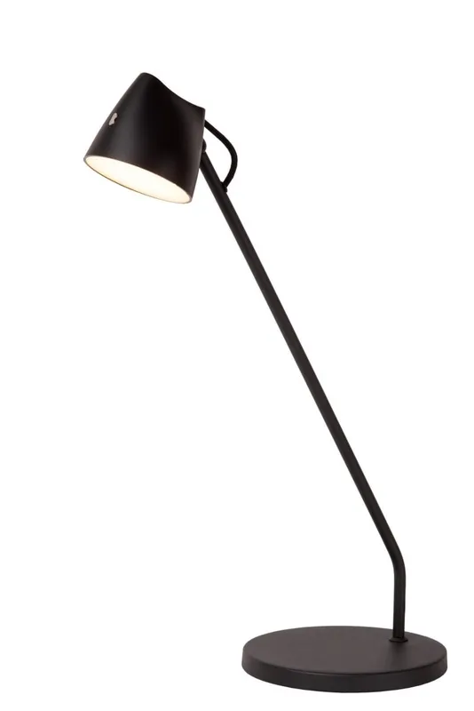 Lucide - Milne 42cm - Skrivbordslampa - Svart