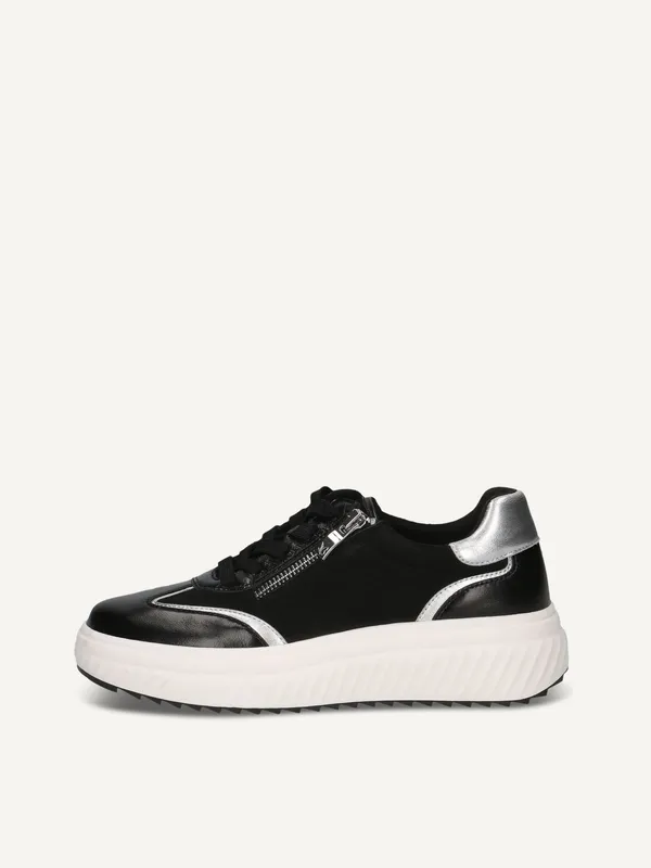CAPRICE Sneaker, black, made of Leather, Size 38