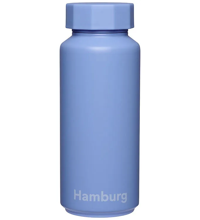 Design Letters Termosflaska - 500 ml - Hamburg - Sky Blue